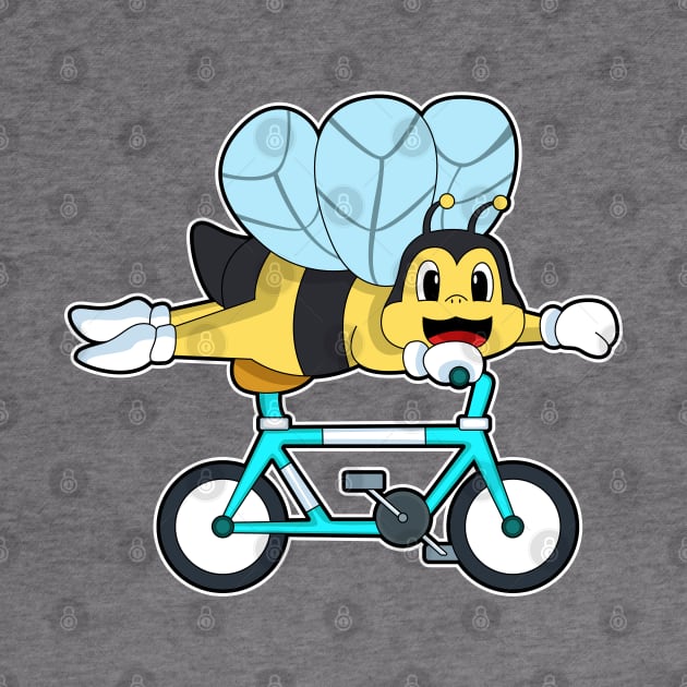 Bee with Bicycle by Markus Schnabel